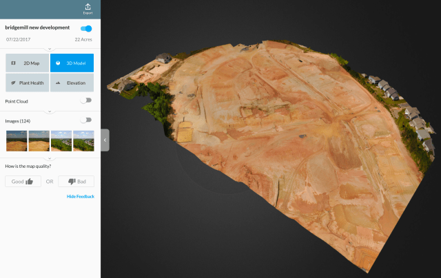 3D rendered construction site